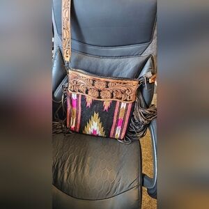 American Darling Multicolor Fringe Crossbody Bag